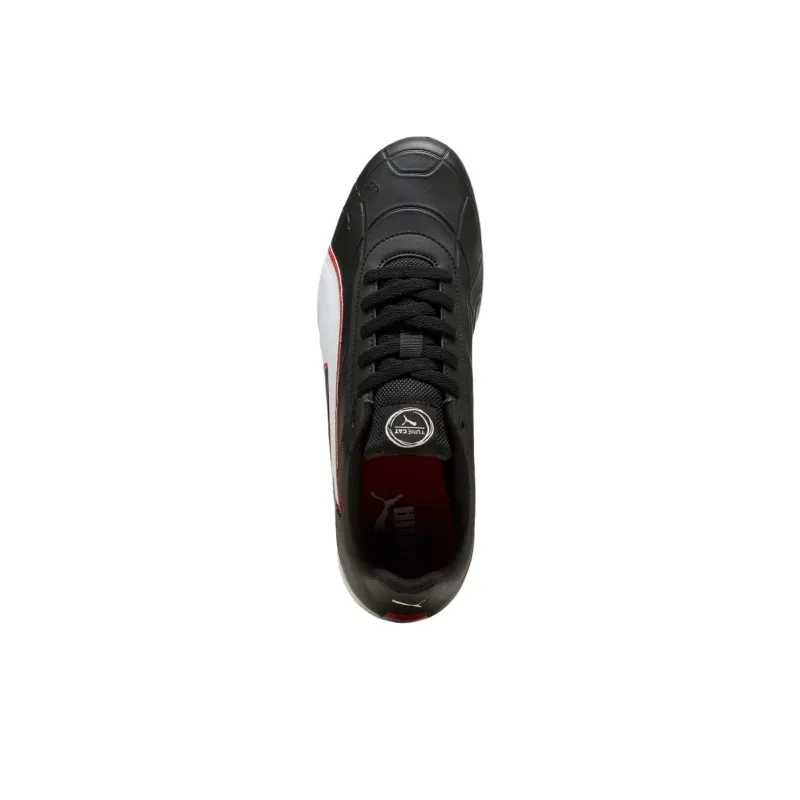 PUMA Scuderia Ferrari Tune Cat Slip Resistant Low Top Casual Shoes Men's Black White Red-3