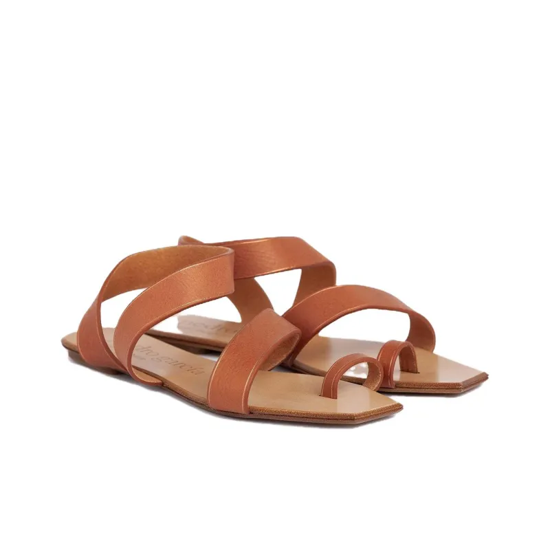Pedro García Volery One Strap Sandals Women's Brown-2