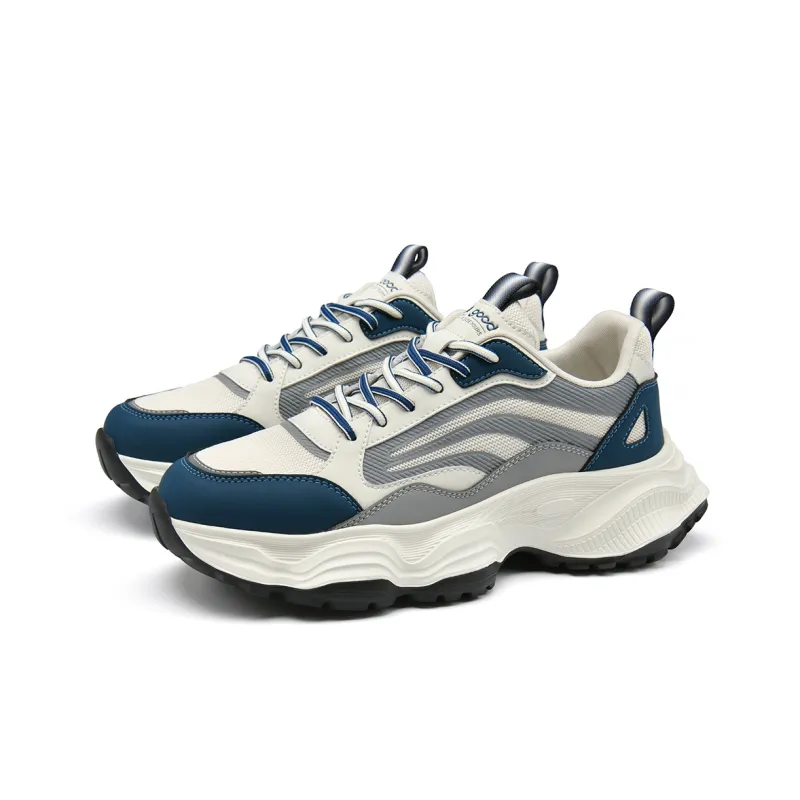 HLA Trendy Patchwork Breathable Casual Athletic Shoes Wear-Resistant Height Increasing Chunky Sneakers Men's-15