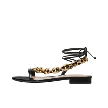 GUCCI Marina Strap Sandals Women's Black