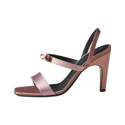 HERMES Glamour One-Strap Sandals Women's