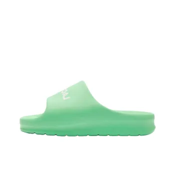 LACOSTE Abrasion-Resistant Slide Slippers Men's Neon Green