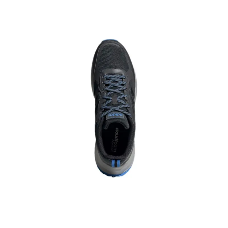 Adidas Rockadia Trail 3.0 Breathable Low-Top Running Shoes Men's Black Gray-4