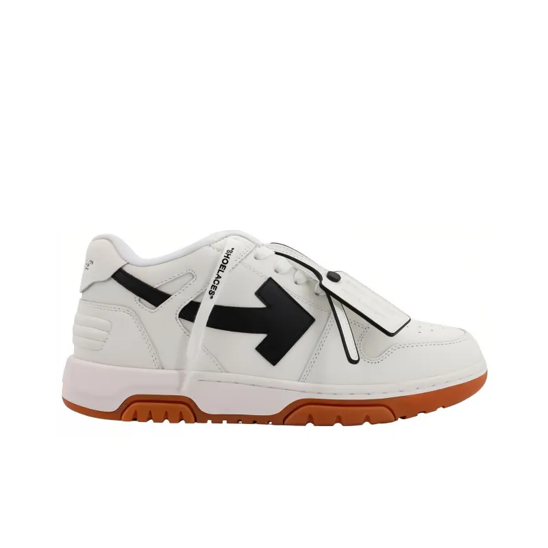 OFF WHITE Out Of Office Panelled Leather Sneakers-1