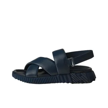 HERMES Electric Strap Sandals 4cm Men's Dark Blue