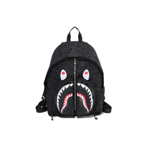 A BATHING APE Backpacks Black