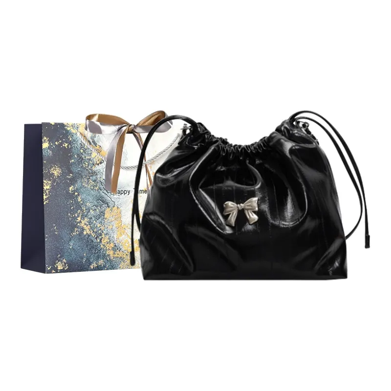 Iman's House PU Shoulder Bag Women's Silver/White/Black-10