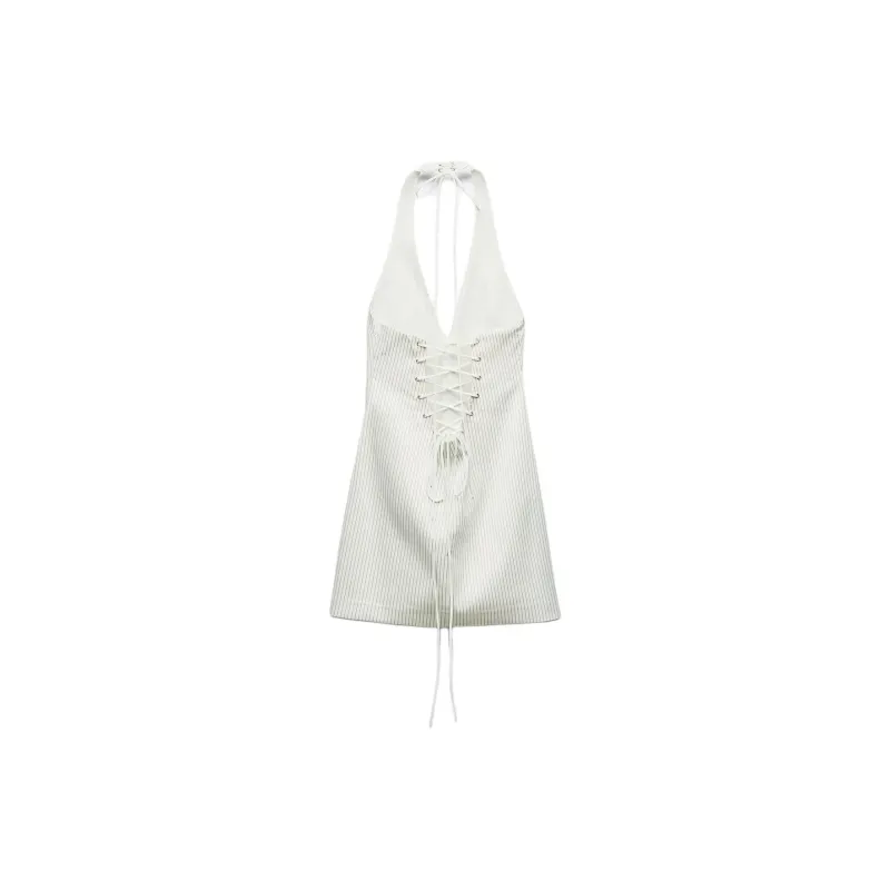 ZARA Slip Dresses Women's White-1