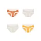 B Set: Orange+Light Coffee+Light Green+Ginger Yellow 4 Pack