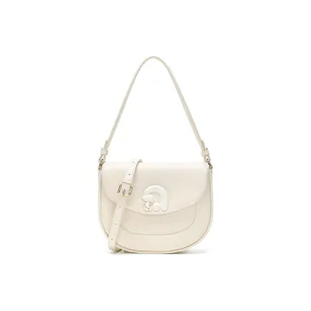 SNOOPY Pu Shoulder Bag Crossbody Bag Regular Women's Ecru