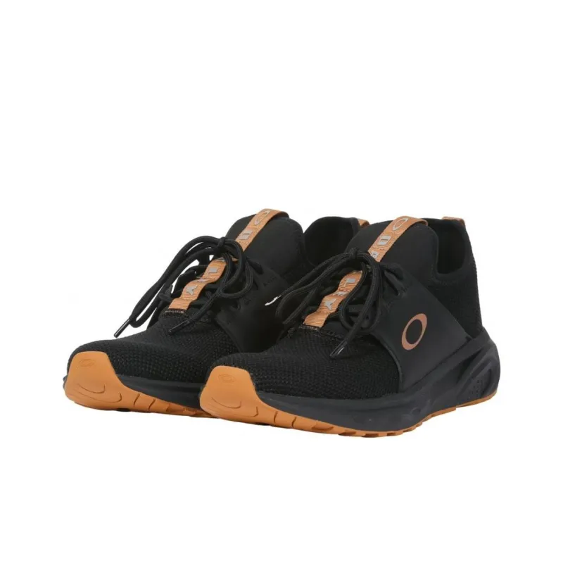 Oakley Anti Slip Wear Resistant Low Top Casual Shoes Unisex Black-3