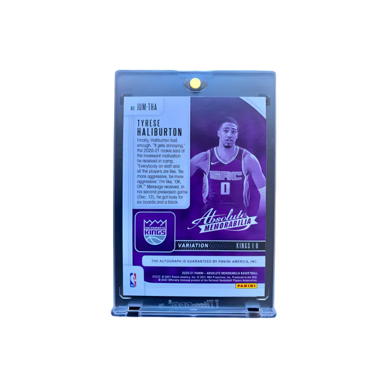 PANINI Tyrese Haliburton Star Card/Signature Rising Stars Autograph Card Sports Cards 1 Pc-1