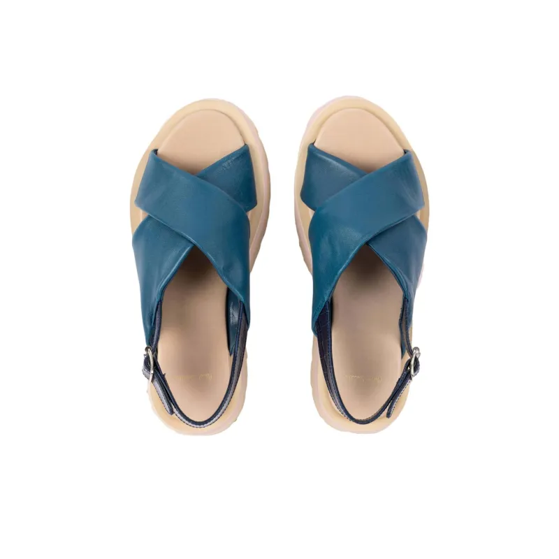 Paul Smith Logan Strap Sandals Women's Blue-4