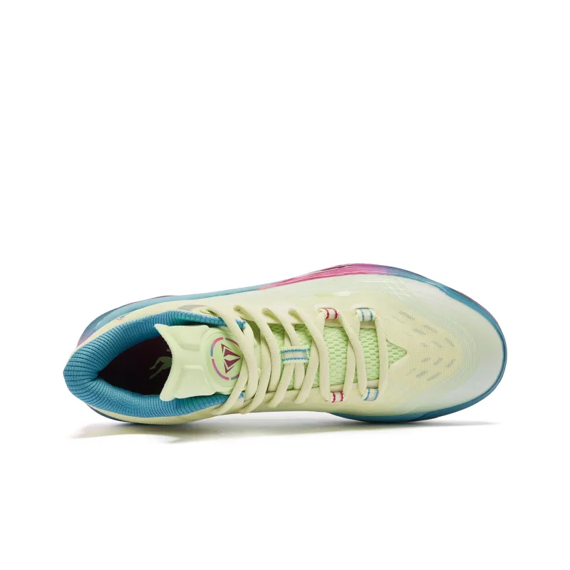 QIAODAN Poisonous Fangs 3.0 Basketball Shoes Men Low Top Spirulina Island Blue-3