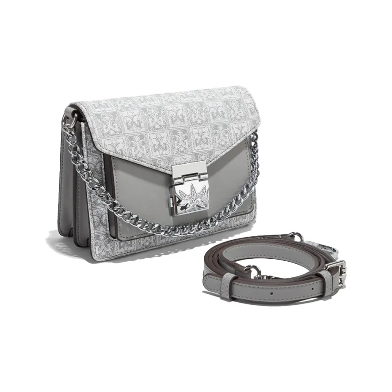 MISS GAIL Synthetic Leather Shoulder Bag, Crossbody Bag, Handbag Regular Women's Gray-1