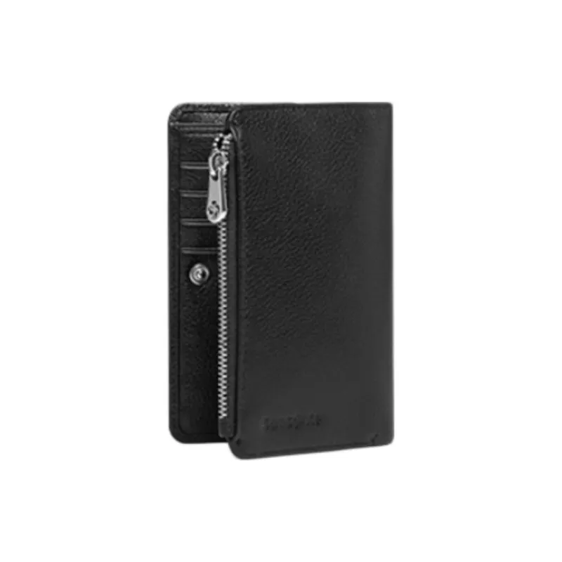 SAMSONITE Cow Leather Key Pouch Men's Black-1