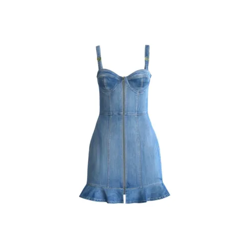 GUESS Slip Dresses Women's Denim Blue