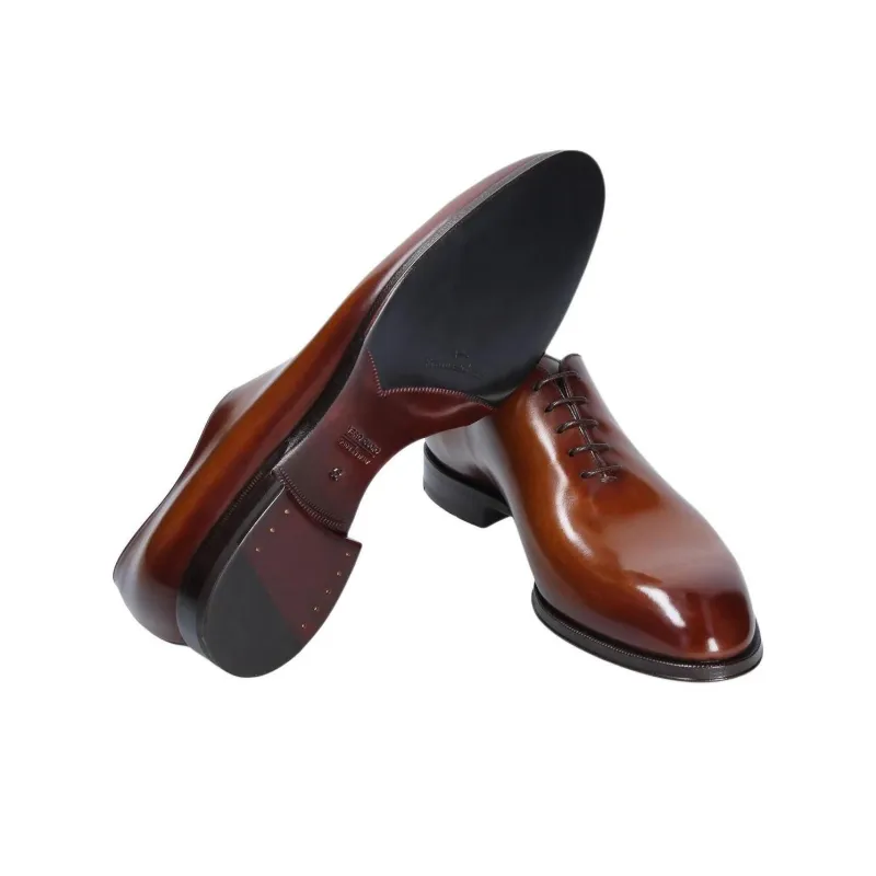 FRANCESCHETTI Francesina Imperia Dress Shoes Men's Brown-5