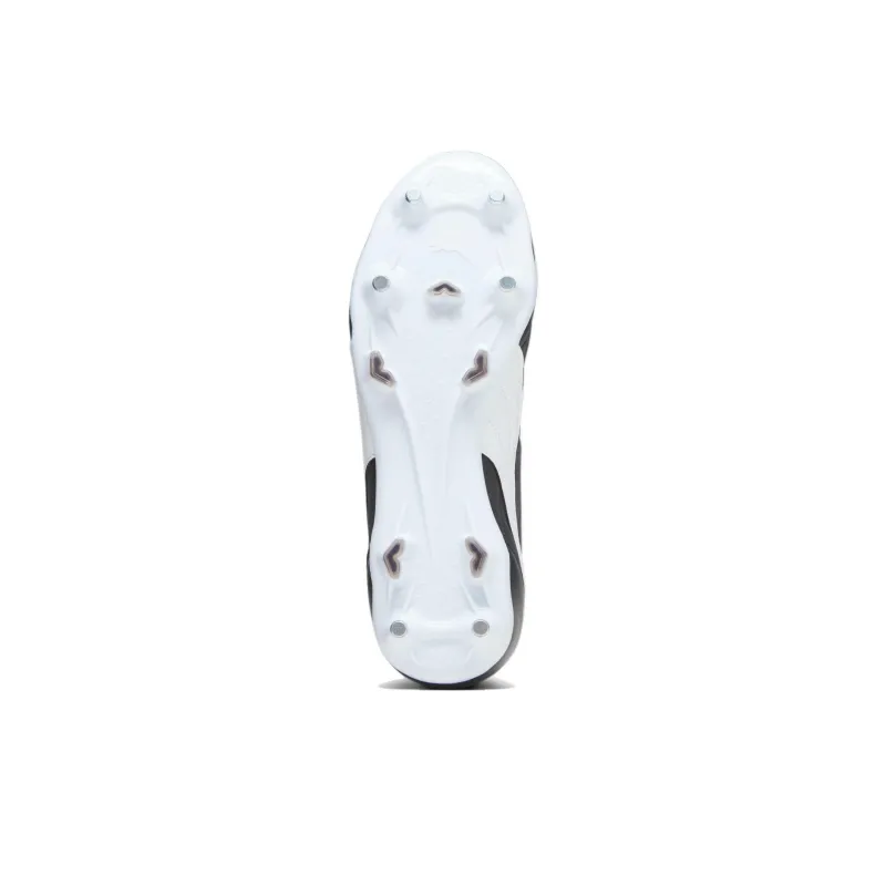 PUMA SG Metal Long Studs Anti-Slip And Wear-Resistant Balance Soccer Shoes Men's Black White-4