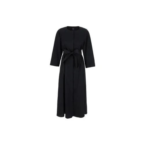 BE PLAIN Long-Sleeved Dresses Women's Black