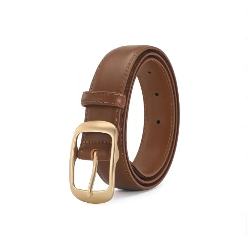 AOKANG Top Grain Cow Leather Belts Women's Multiple Colors Width 2.9cm-7