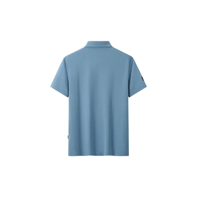 Jeep Small Logo Business Loose Fit Short Sleeved Casual Polo Shirt Unisex-1
