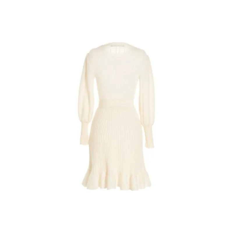 Antonino Valenti Balloon Sleeve Knitted Dress-1