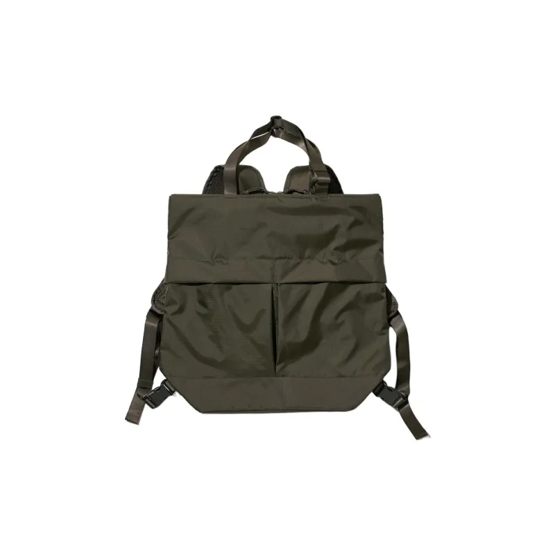 UNIQLO Polyamide Backpack Dark Olive-0