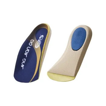 Jing Jianda Anti Slip Cloth+EVA+Cushioning Pads 3/4 Insole Unisex