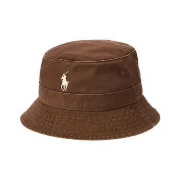 Polo Ralph Lauren Cotton Bucket Hats Men's Brown