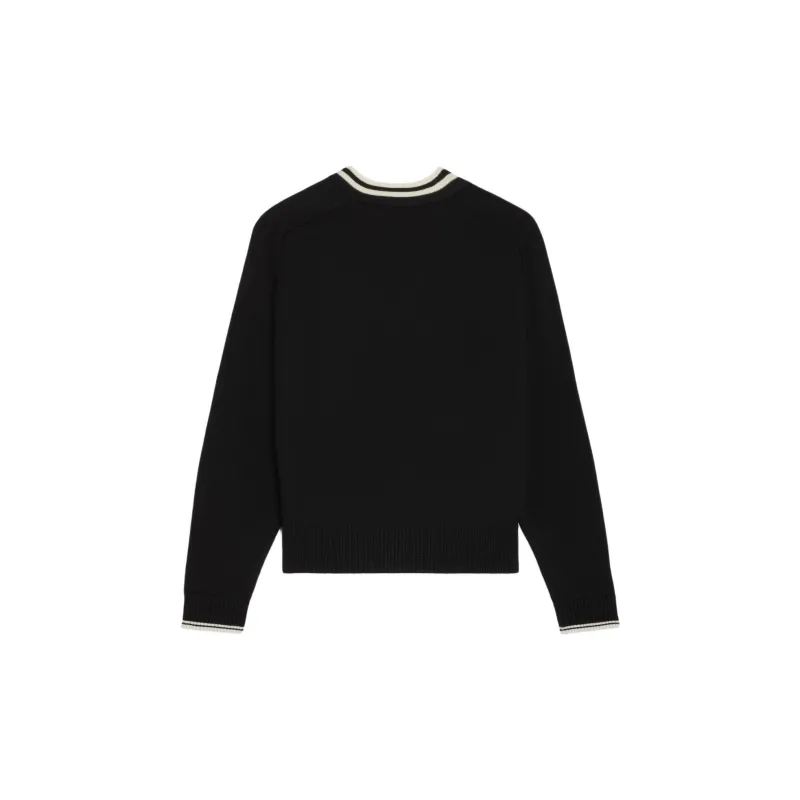 CELINE Triomphe Cardigan In Wool-1