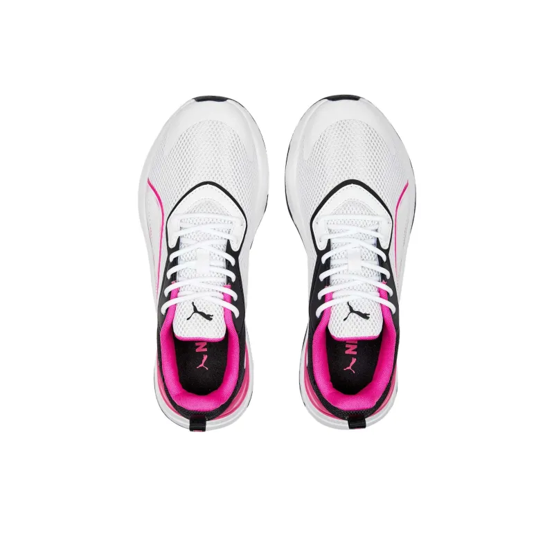 PUMA Infusion Cushioning Wear-Resistant Low-Top Training Shoes Women's White Pink-3