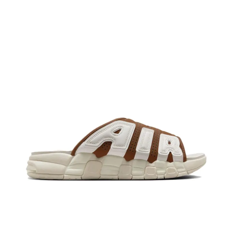 Nike Air More Uptempo Slides 'Mocha Brown'-1