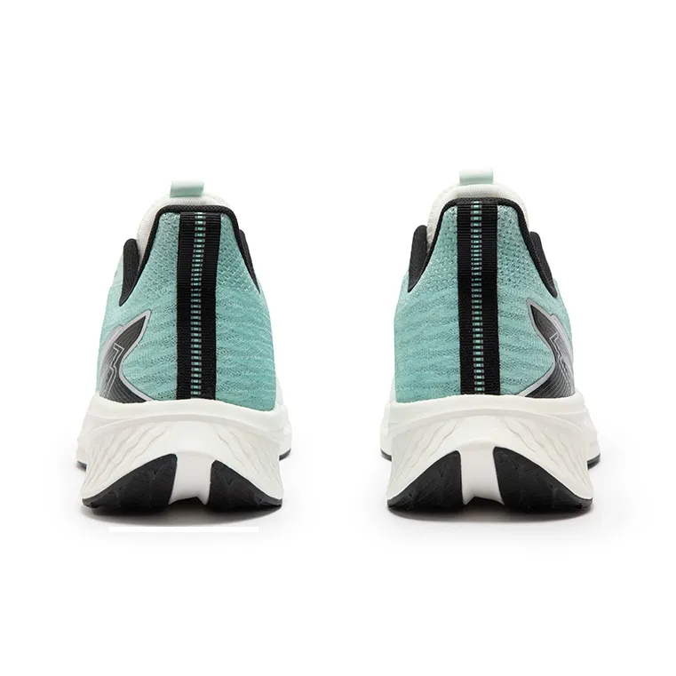 361° Abrasion Resistant Breathable Slip Resistant Low Top Running Shoes Men's White Green-3