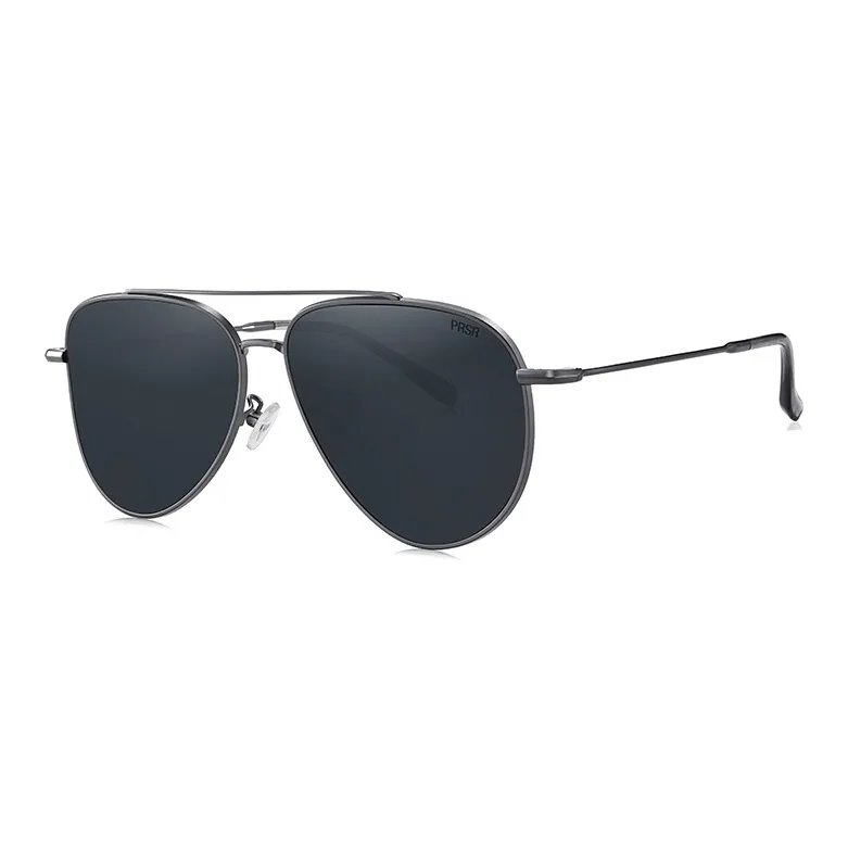 Prsr Alloy Plate And Metal Aviator Sunglasses Unisex-3