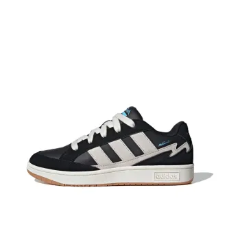 Adidas WCARD ADV Anti Slip Wear Resistant Low Top Skateboard Shoes Unisex Black