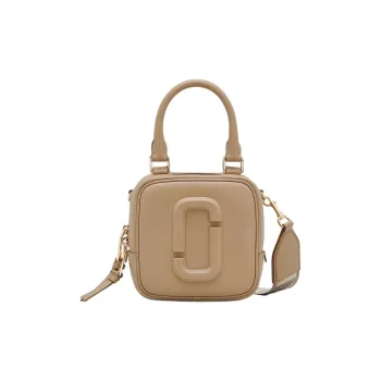 MARC JACOBS Smooth Leather Handbag Crossbody Bag Women's Camel