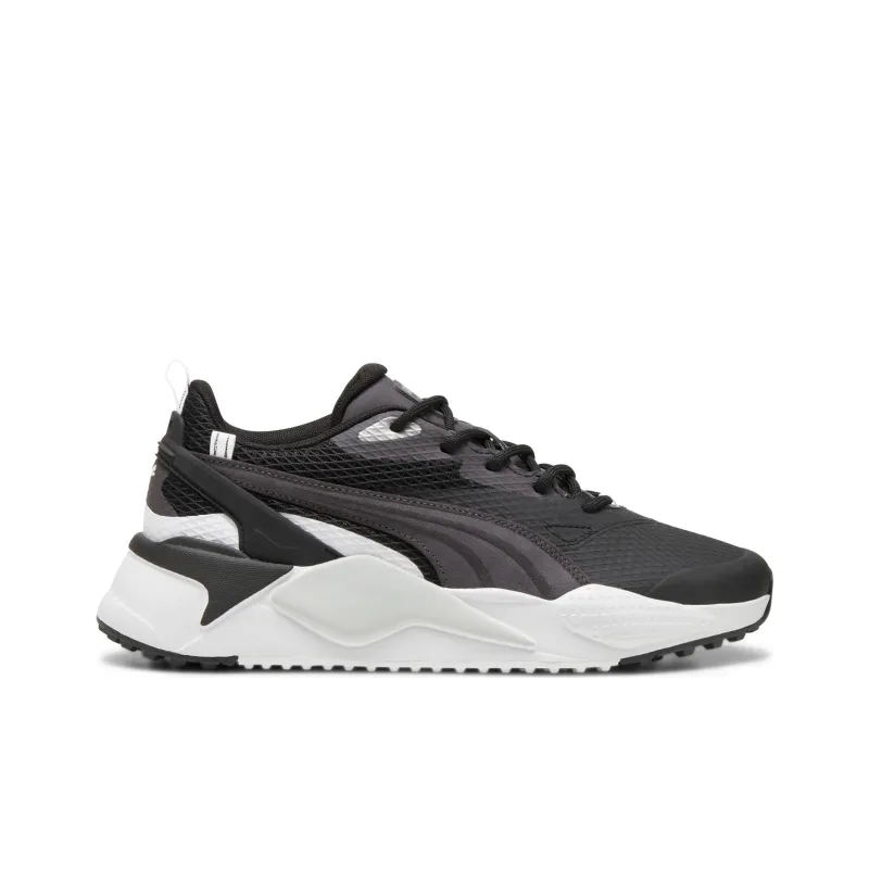 PUMA GS X Efekt Anti Slip Wear Resistant Low Top Golf Shoes Men's Black White-1