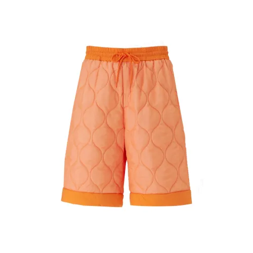 Onitsuka Tiger Padded Casual Shorts Unisex Orange