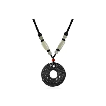 Emerald Dynasty Chalcedony Necklaces Unisex