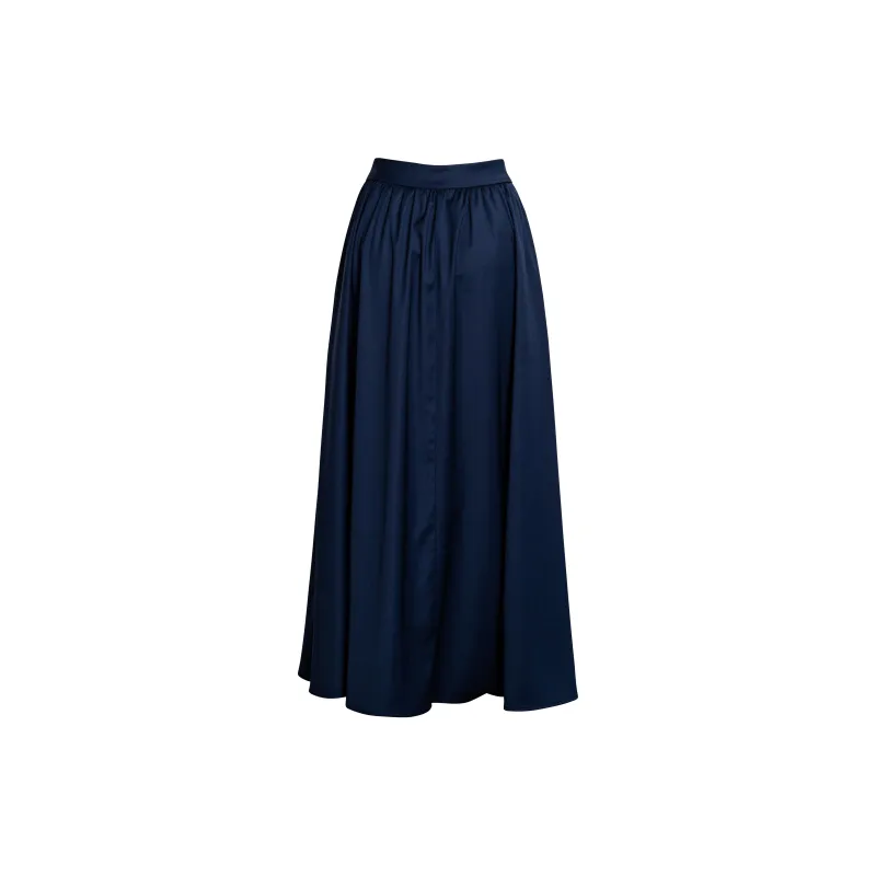 ROEYSHOUSE SS24 Casual Long Skirts Women's Dark Blue-1