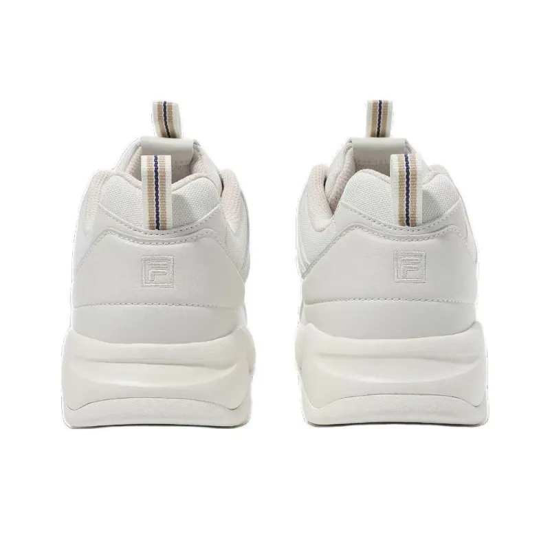 FILA Ray Cushioning, Slip Resistant, Abrasion Resistant, Breathable Low Top Casual Shoes Men's Ecru-4