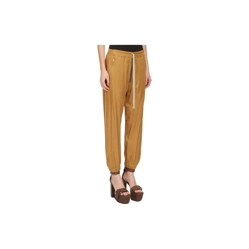 RICK OWENS Cropped Track Pants-1