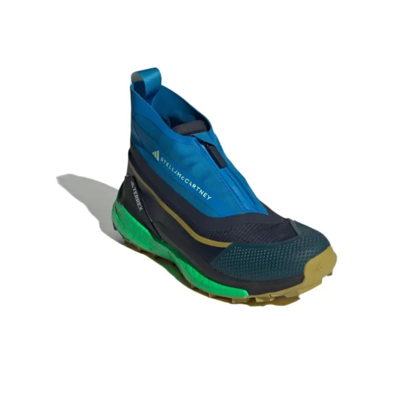 Adidas Stella McCartney Cushioning Anti-Slip And Wear-Resistant Grip High-Top Trekking Shoes Unisex Black Blue-2
