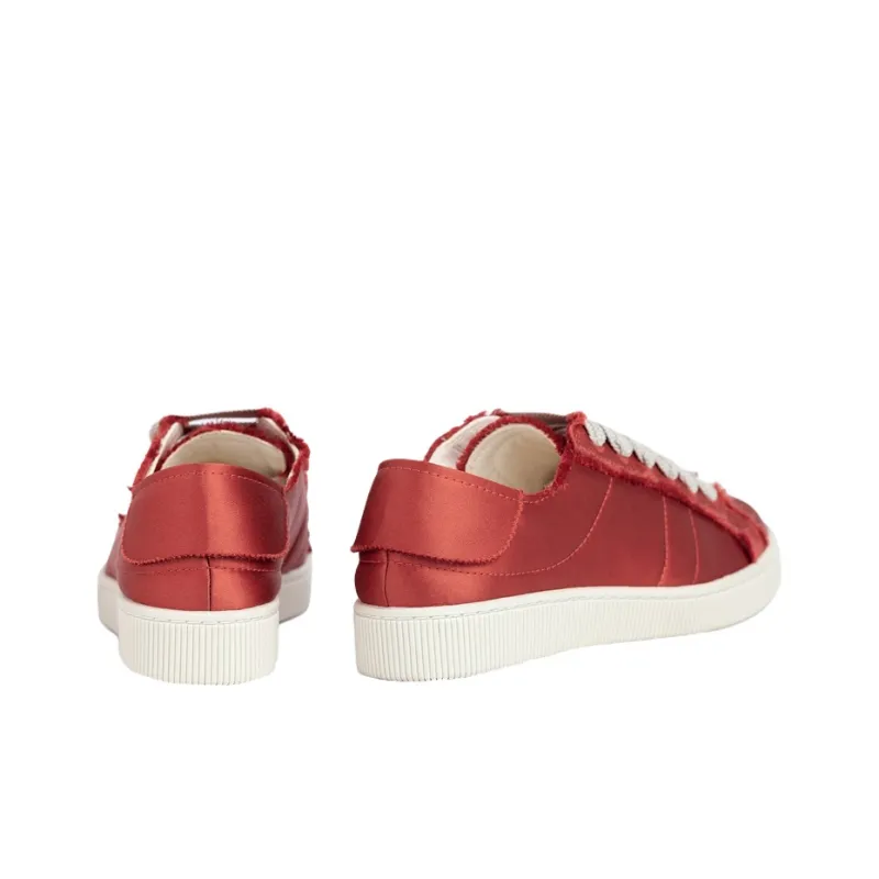 Pedro García Persy Low Top Skateboard Shoes Women's Red-3