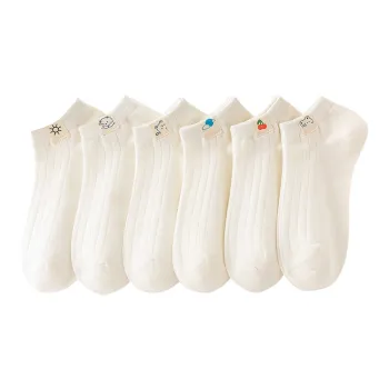 Caramella Ankle Socks Women's 6 Pack Mixed Color