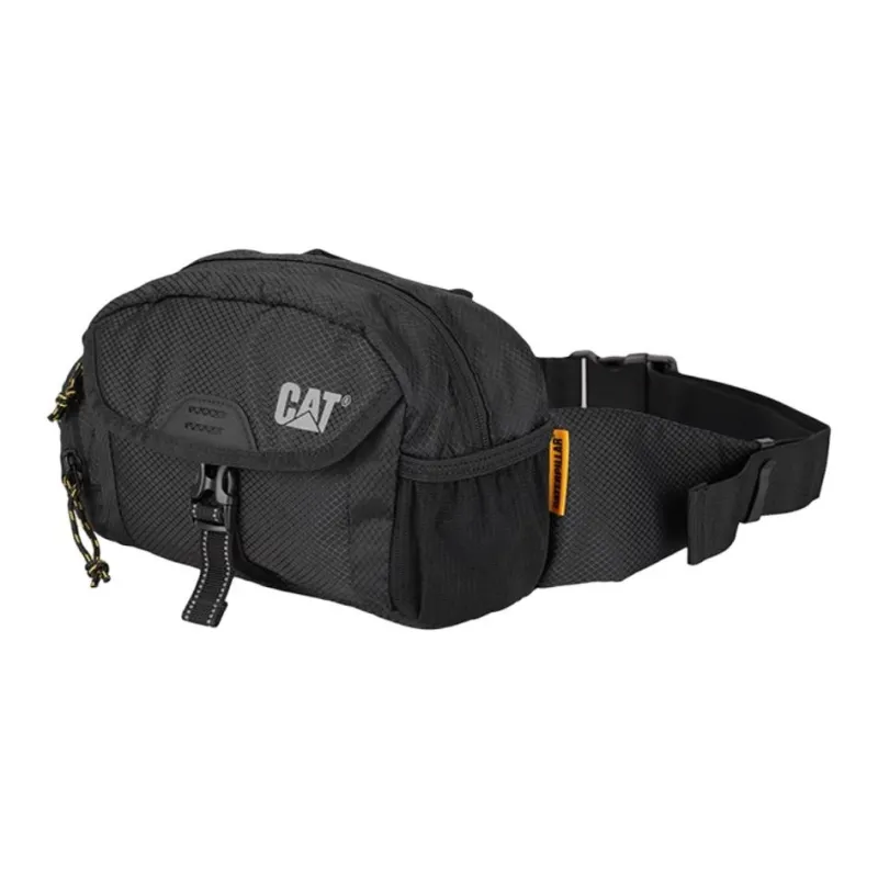CAT Polyester Sling Bag, Fanny Pack Medium Size Unisex Black/Blue-1