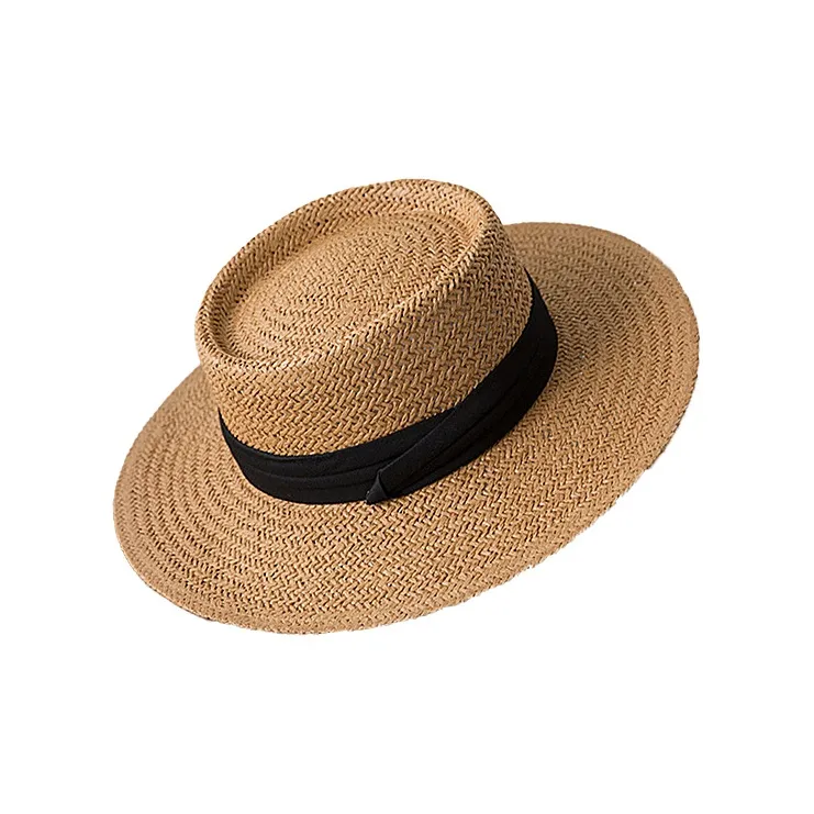 Yi Bu Kang Raffia Top Hats Unisex-4