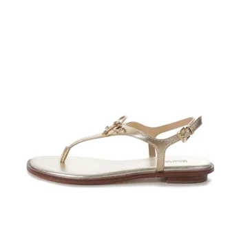MICHAEL KORS Nori One Strap Sandals Women's Light Gold