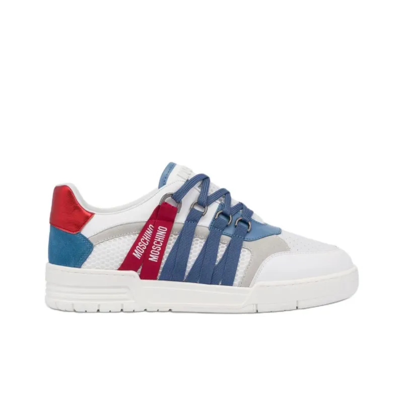 MOSCHINO Streetball Lace-Up Sneakers-1